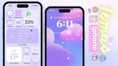 Personaliza tu iPhone súper bonito y cute l Temas y widgets.